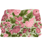 Pink and green floral comforter