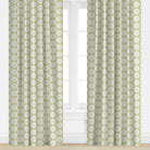 Floral drapes in Chartruese