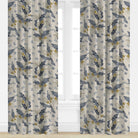 Wheaton Whaley Home Ferrick Mason's McCall in Slate Blue Drapery 